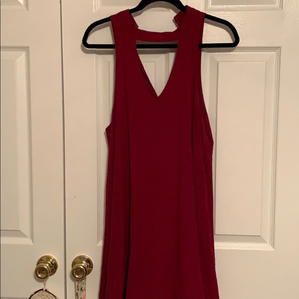 Cute chevron print summer dress